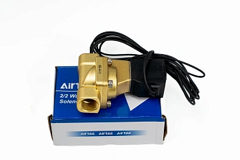 Клапан водяной электромагнитный 1/2 2W-150-15B DC24V PT